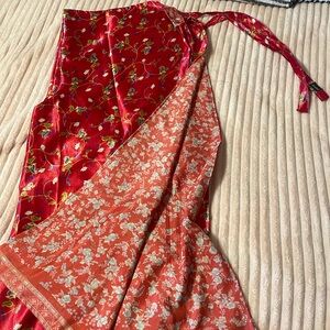 Reversible wrap pants